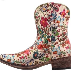 ROPER, Floral Women's Boot 7.5